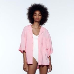 Zara Flowy oversized shirt